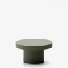 Mesa de centro Aiguablava de cemento - verde Ø 90 cm en Verde - Mesas de living, Uruguay | Kavehome, vista 1 de 8