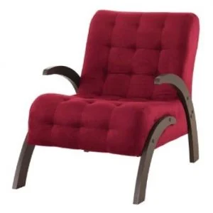 Butaca Living Sillon 1 Cuerpo Sofa Flower Bordo en Rojo - Butacas, banquetas y puffs, Uruguay | Soy Hogar, vista 2