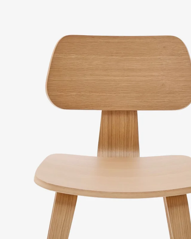 Silla Gena de chapa de roble en Madera natural - Sillas, Uruguay | Kavehome, vista 6