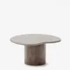 Mesa de centro Macarella de cemento - 83 x 77 cm en Gris - Mesas de living, Uruguay | Kavehome, vista 1 de 5