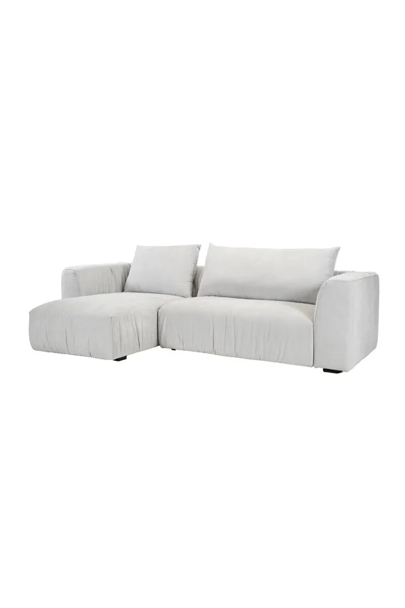 SOFA CORSO CHAISE IZQ 266X105X80CM (2PIEZAS) TELA GRIS CLARO - Sillones y sofás, Uruguay | Vinibel, vista 2