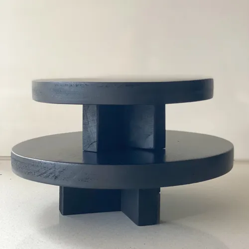 Soporte o base circular negra — 25 cm - Decoración, Uruguay | Dreams On Time