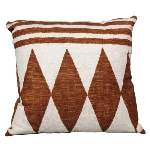 Almohadón Rombo en Blanco - Textiles, Uruguay | Tutto Deco