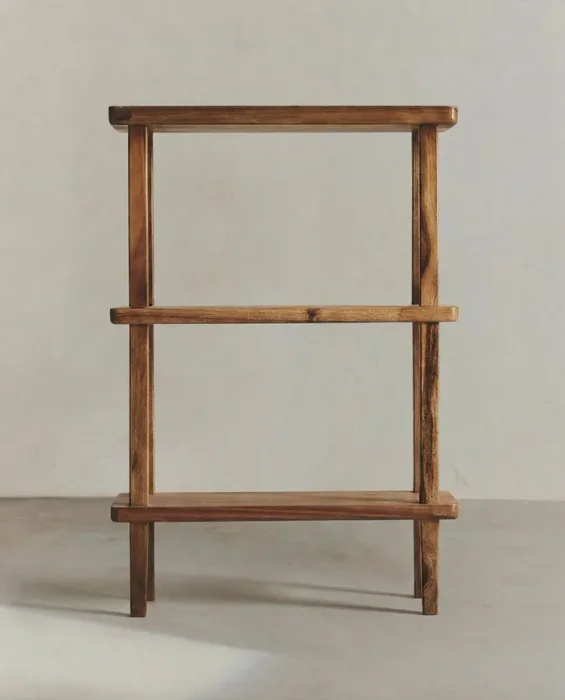 ESTANTERÍA DE MADERA DE ACACIA en Madera natural - Estantes y repisas, Uruguay | Zara Home