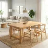 Mesa de comedor Madera Maciza Toronto 140 cm - Línea Serena en Madera natural - Mesas de comedor, Uruguay | Ecowood, vista 4 de 4