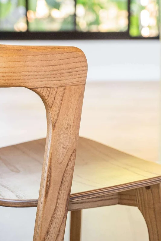 SILLA DE BAR BONHAM - MIEL en Madera natural - Sillas, Uruguay | La Iberica, vista 12