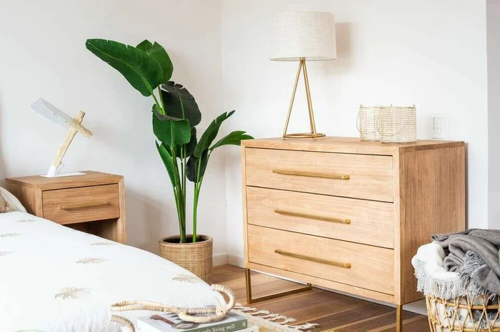 COMODA SUR - ALAMO Y HIERRO ORO VIEJO en Madera natural - Bibliotecas, Uruguay | La Iberica, vista 7