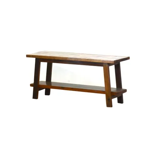 S33 Banco 100x32x46 en Madera natural - Butacas, banquetas y puffs, Uruguay | Victoriana, vista 5