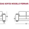 JUEGO DE LIVING 3+2 FERRARI en Beige - Sillones y sofás, Uruguay | Igoa, vista 2 de 2