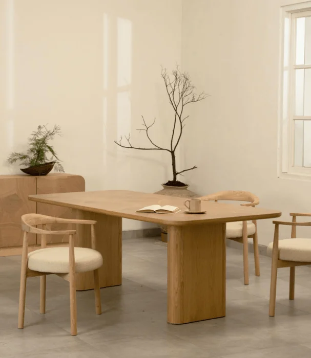 MESA COMEDOR BAKERS NEW LAURA en Madera natural - Mesas de comedor, Uruguay | Masinfinito Casa, vista 3