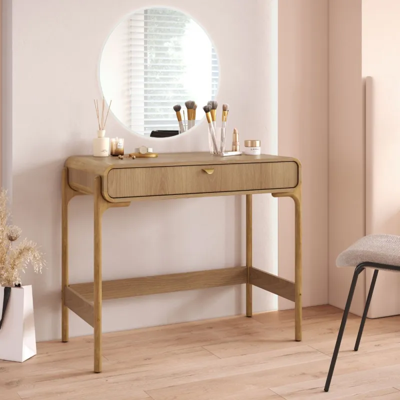 Escritorio Select - 1 cajón - Natural en Marrón - Escritorios y sillas de escritorio, Uruguay | NYR