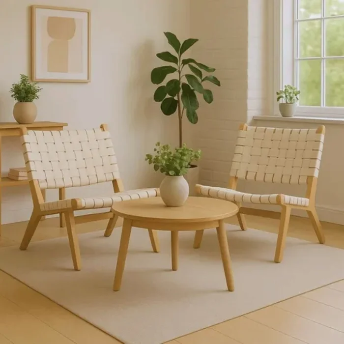 Promo 2 Butaca Piet en Beige - Butacas, banquetas y puffs, Uruguay | La Cueva Muebles