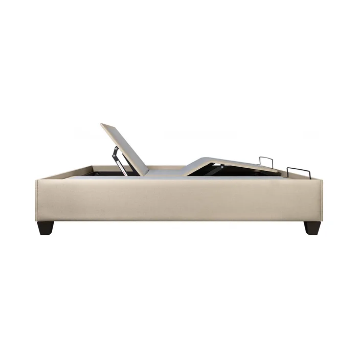 Cama Articulada Queen Mdf-y-tela Natural-beige Ajustable Veneza en Beige - Dormitorio, Uruguay | Divino, vista 5