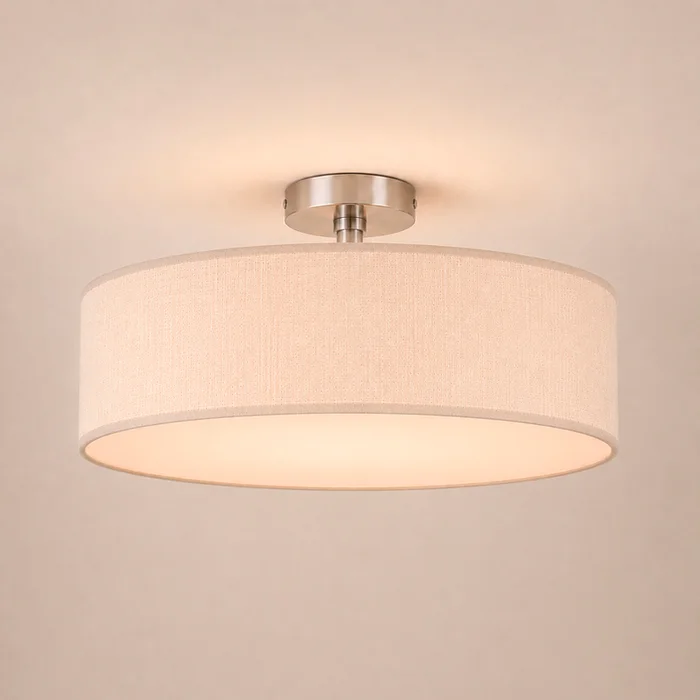 Lámpara de techo Alana en Beige - Lámparas colgantes, Uruguay | Alta Gracia Deco