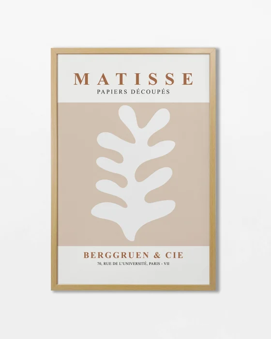 Matisse - Beige N.02 en Beige - Láminas, Uruguay | La Cuadrería