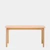 Mesa Indara de chapa de fresno con acabado tono natural 160 x 90 cm en Madera natural - Mesas de comedor, Uruguay | Kavehome, vista 7 de 8