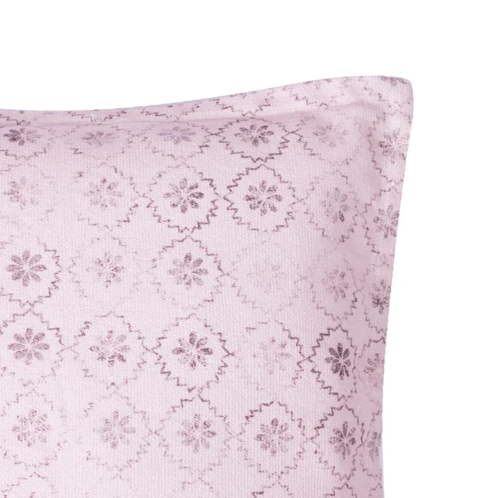 Funda De Almohadón Blanco Algodón Rhodes en Blanco - Textiles, Uruguay | Divino, vista 2