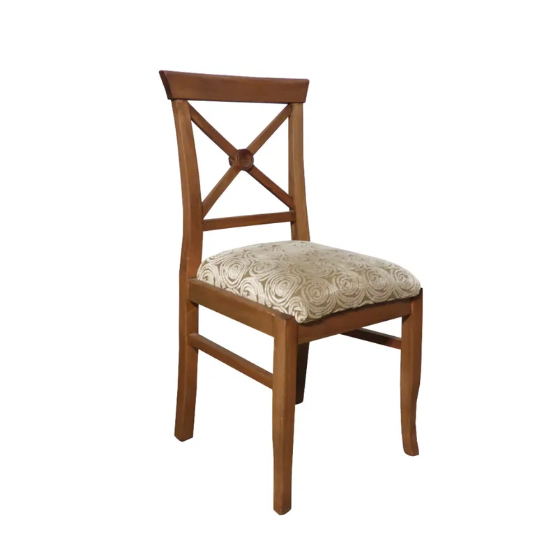 Silla Cruceta en Beige - Sillas, Uruguay | Fábrica Italiana