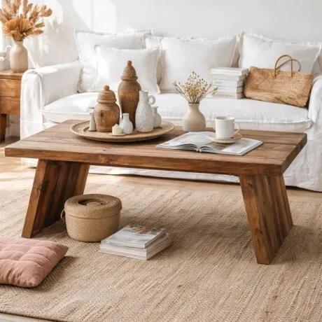 Mesa de living Linea Rimini en Marrón - Mesas de living, Uruguay | La Cueva Muebles