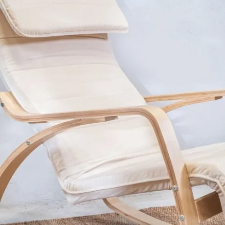 Silla Mecedora Flex Rocker - Beige en Beige - Butacas, banquetas y puffs, Uruguay | Aihaus, vista 2