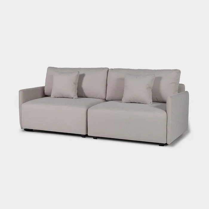 Sofá Modulare - 2 módulos - Tela Microfibra - FX4-10 (Beige) en Beige - Sillones y sofás, Uruguay | Nyr