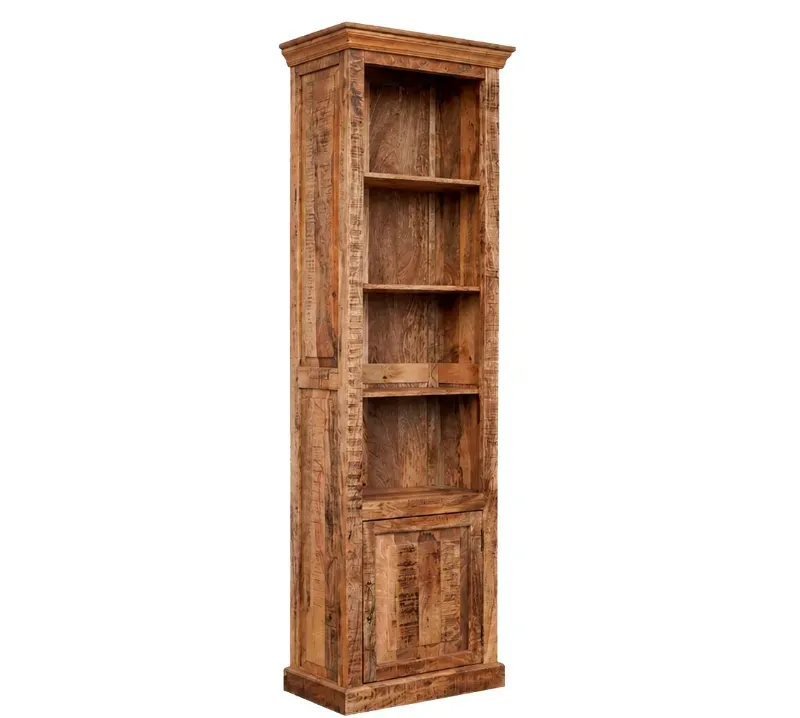 E48G - Estanteria 65x35x210 en Madera natural - Bibliotecas, Uruguay | Victoriana
