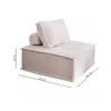 Sillon Puff ZenCube en Beige - Sillones y sofás, Uruguay | La Cueva Muebles, vista 4 de 4