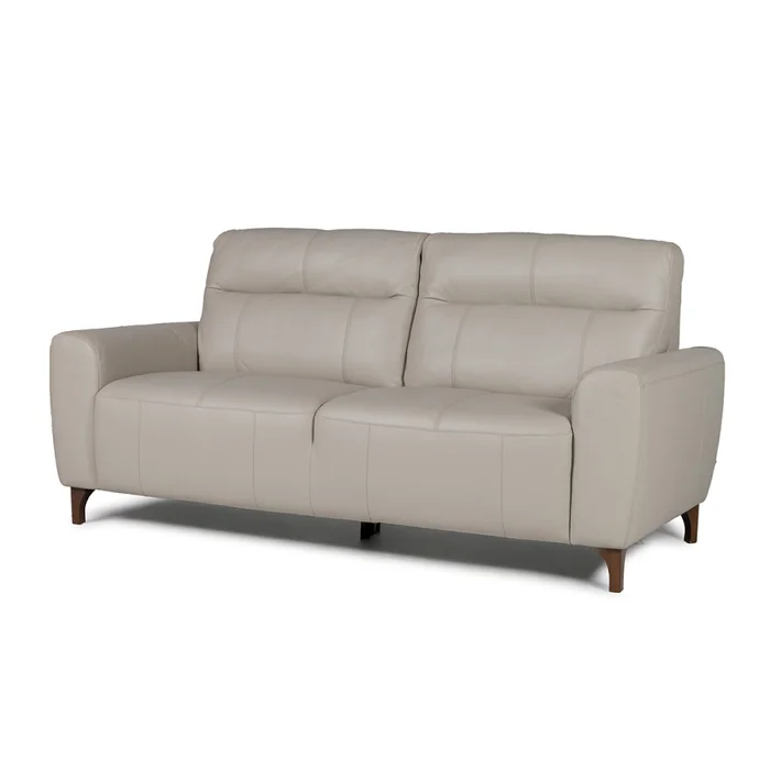 Sofá Tahití - Cuero Básico - 3 cuerpos - Arena - (Preventa) en Beige, Uruguay | NYR