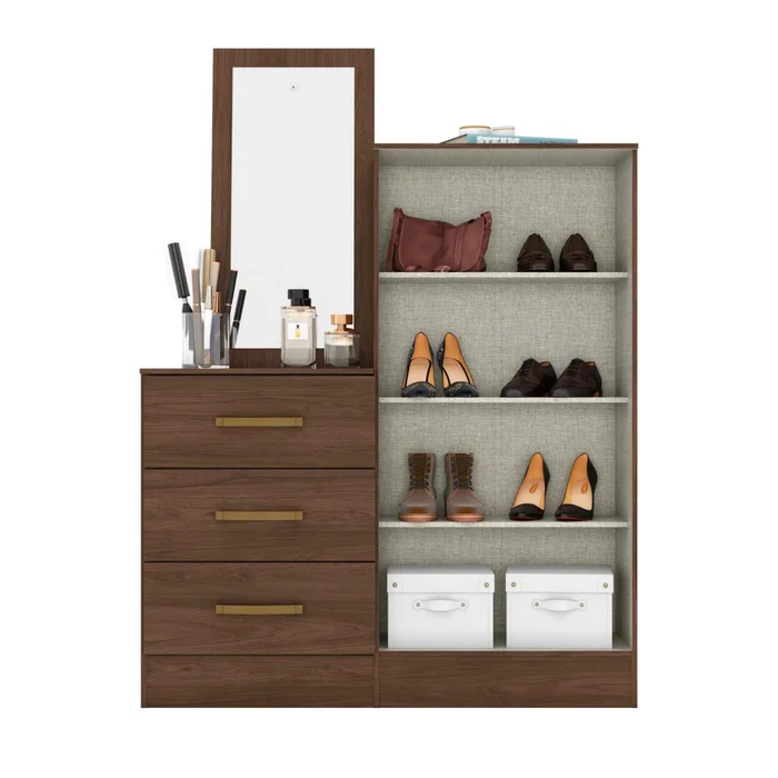 Comoda Cajonera Mdp Marron B700 en Marrón - Cómodas, Uruguay | Divino, vista 3