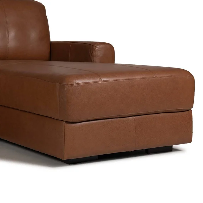 Rinconera Como - Cuero Advanced - 2 + Chaise derecho - Maverick Telha (Preventa) en Marrón - Sillones y sofás, Uruguay | Nyr, vista 6