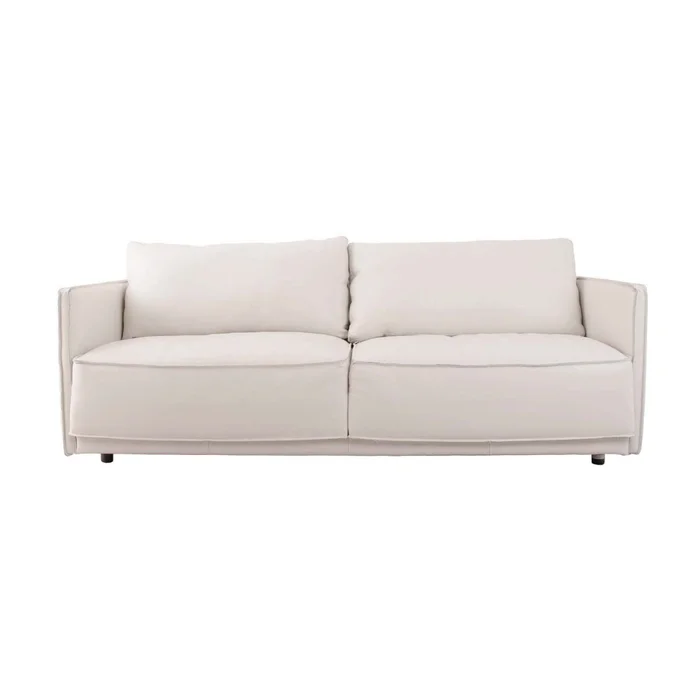Sillón 3 Cuerpos Cuero-100-natural Blanco Romeo en Blanco - Sillones y sofás, Uruguay | Divino, vista 3