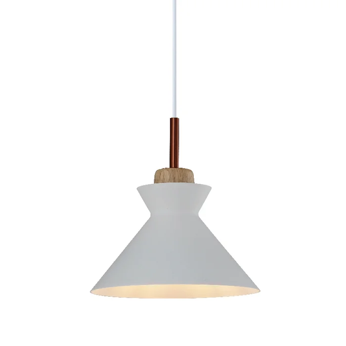 Lámpara de techo nórdica Olaf en Blanco - Lámparas colgantes, Uruguay | Alta Gracia Deco