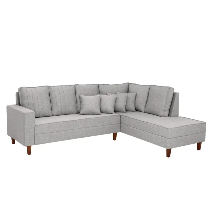 Sillón Esquinero con Chaise - Denver (derecho) en Gris - Sillones y sofás, Uruguay | Delta Center, vista 2