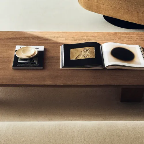 MESA CENTRO MADERA OLMO en Marrón - Mesas de living, Uruguay | Zara Home