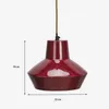 Luminaria Enamel en Rojo - Lámparas colgantes, Uruguay | Walnut, vista 3 de 3