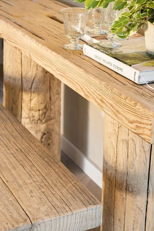 MESA DE ARRIMO /CONSOLA SILVESTRE - 1.50 MTS en Madera natural - Bibliotecas, Uruguay | La Iberica, vista 32