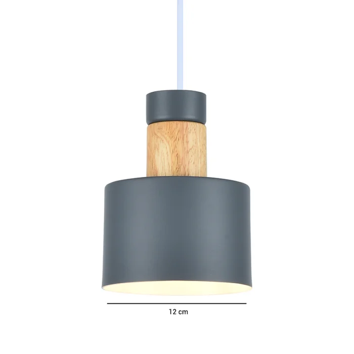 Lámpara Colgante Ciro 1 en Gris - Lámparas colgantes, Uruguay | Serlux, vista 5
