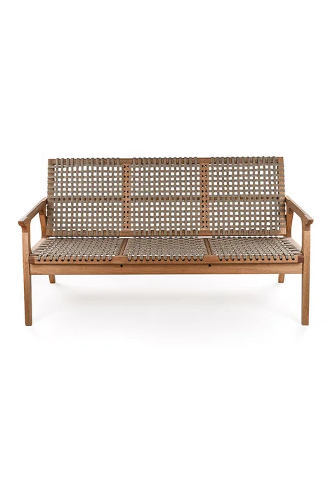 SOFA TRACO 3 LUGARES CUERDA RAMI 155x72x84CM JATOBA - Muebles para el exterior, Uruguay | Vinibel, vista 2