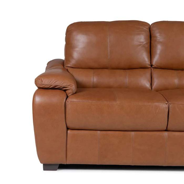 Sofá Portofino - Cuero Advanced - 2 cuerpos - Maverick Telha (Preventa) en Marrón - Sillones y sofás, Uruguay | Nyr, vista 4