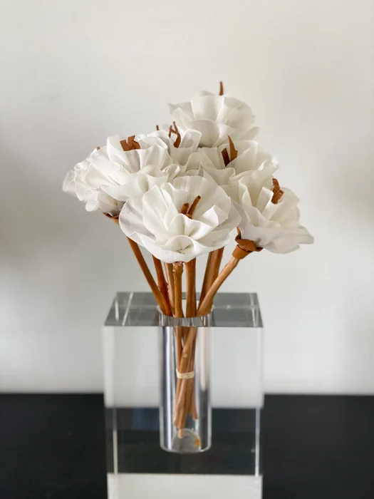 Flores de tela petit – Pack x3 - Jarrones, Uruguay | Dreams On Time