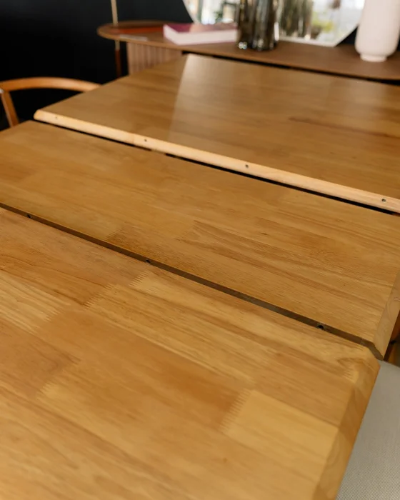 Mesa de Comedor Extensible Madera Natural - Inari en Madera natural - Mesas de comedor, Uruguay | Berna Home, vista 6
