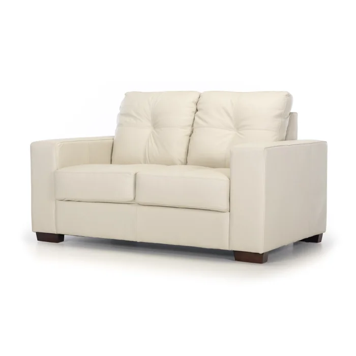Sofá Fargo - Cuero Básico - 2 cuerpos - 509 (Off White) en Blanco - Sillones y sofás, Uruguay | NYR