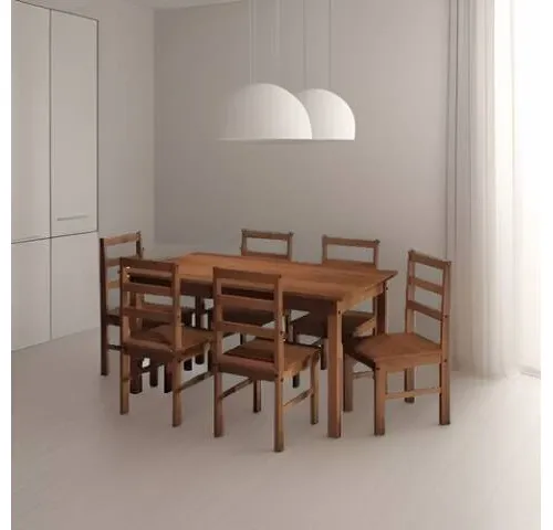 JUEGO COMEDOR OLIVIA 6SILL -CERA - Mesas de comedor, Uruguay | Que Sal Muebleria