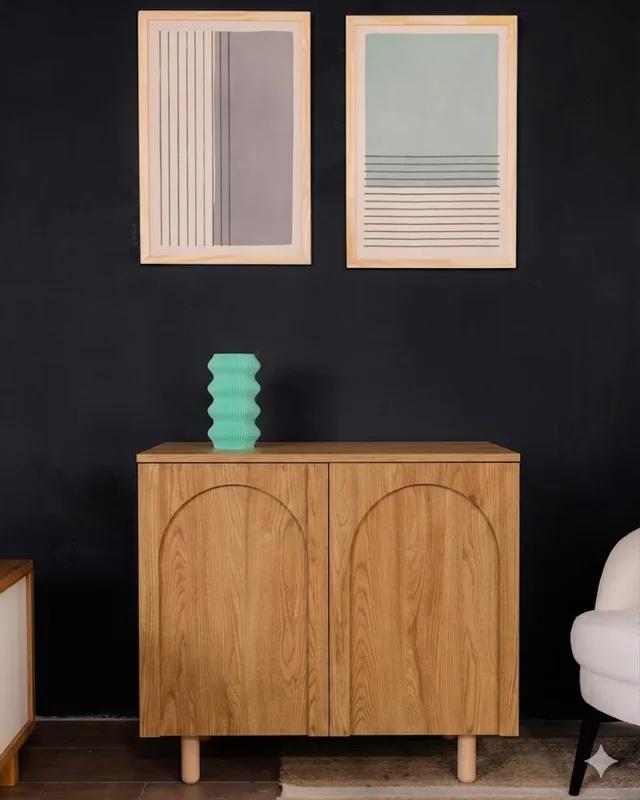 Aparador Coffee Corner Arco 80cm – Olmo en Madera natural - Aparadores y recibidores, Uruguay | Berna home, vista 3