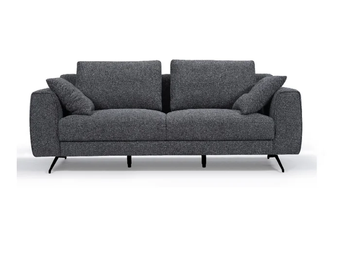 Sofa 3 cps MAGNUS - Gris Oscuro en Gris - Sillones y sofás, Uruguay | Finkel, vista 2