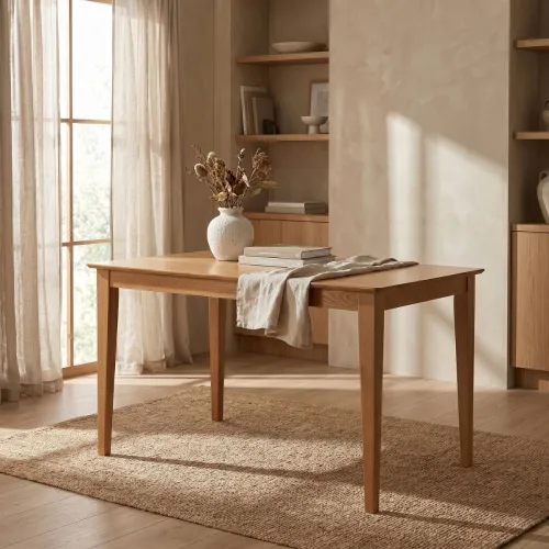 Mesa de Comedor Olmo - 120 - Miel en Marrón - Mesas de comedor, Uruguay | NYR