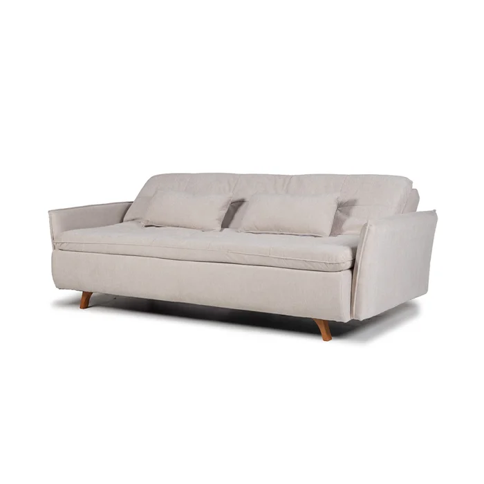 Sofá Cama Maira - C/Brazos - Tela Microfibra - 10285 (Beige) en Beige - Sillones y sofás, Uruguay | NYR, vista 3