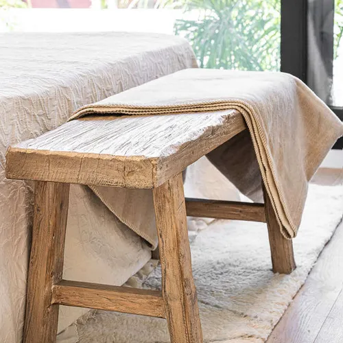 BANCO ISIDRO - OLMO - 1.10 X 33 en Madera natural - Butacas, banquetas y puffs, Uruguay | La Iberica