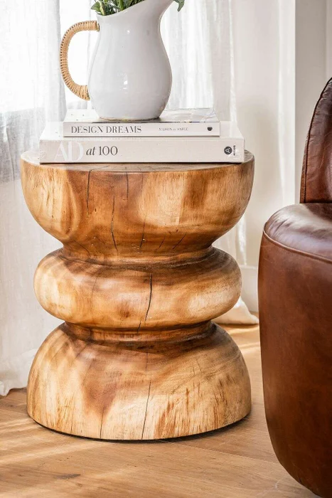 MESA AUXILIAR CABO - SUAR TOSTADO en Madera natural - Mesas de living, Uruguay | La Iberica, vista 4