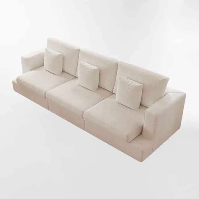 Sillón NUBA BLANCO 4 CUERPOS en Off-white - Sillones y sofás, Uruguay | Viasono, vista 2